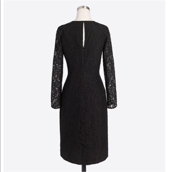 J. Crew Black Floral Lace Dress - Picture 2 of 12